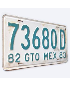 Mexická SPZ Guanajuato 73680D