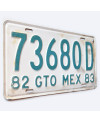 Mexická SPZ Guanajuato 73680D