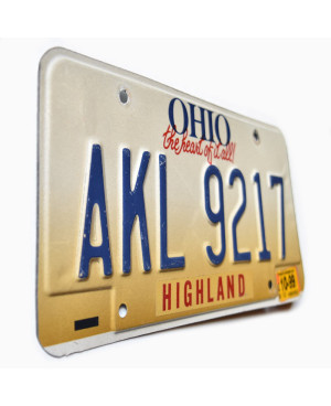 Americká SPZ Ohio The Heart Of It All