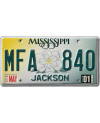 Americká SPZ Mississippi Magnolia