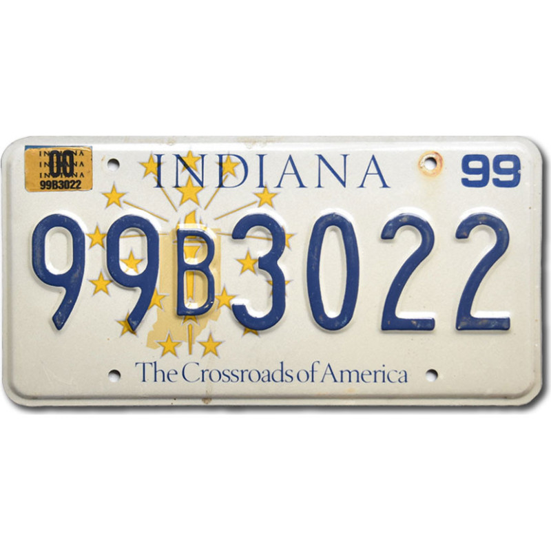 Americká SPZ Indiana The Crossroads