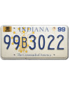 Americká SPZ Indiana The Crossroads