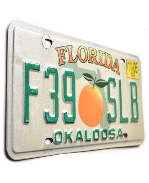 Americká SPZ Florida Orange