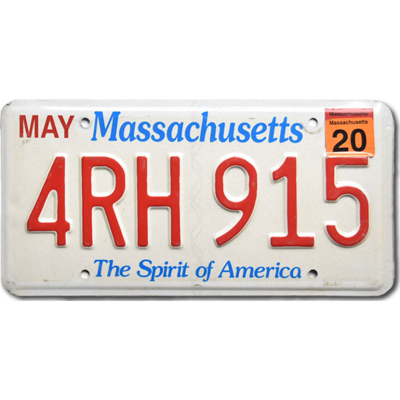 Americká SPZ Massachusetts - The Spirit of America