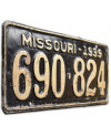 Americká SPZ Missouri 1939 Black 690-824
