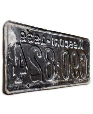 Americká SPZ Missouri 1939 Black 690-824