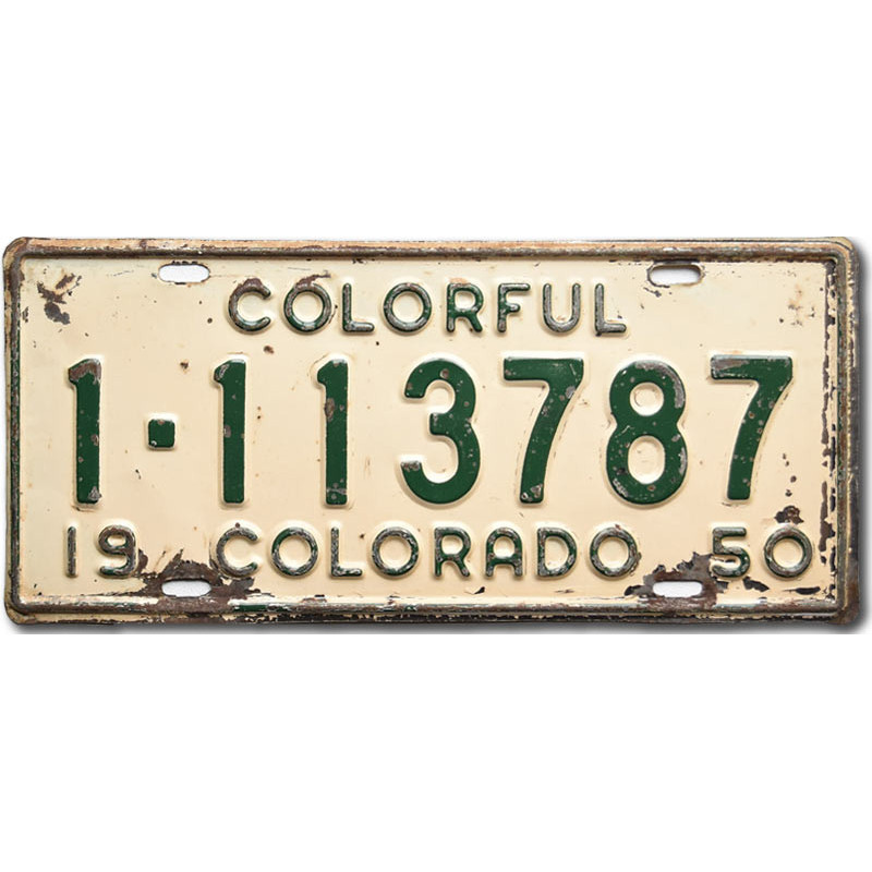 Americká SPZ Colorado 1950 Colorful 1-113787
