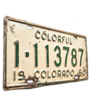 Americká SPZ Colorado 1950 Colorful 1-113787