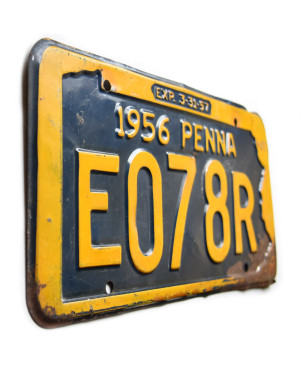 Americká SPZ Pennsylvania 1956 Penna E078R