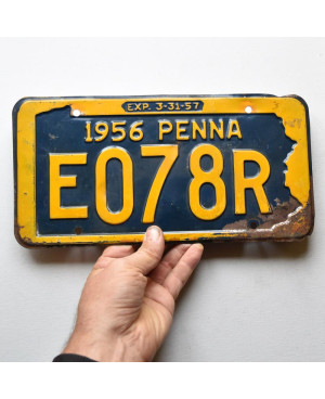 Americká SPZ Pennsylvania 1956 Penna E078R