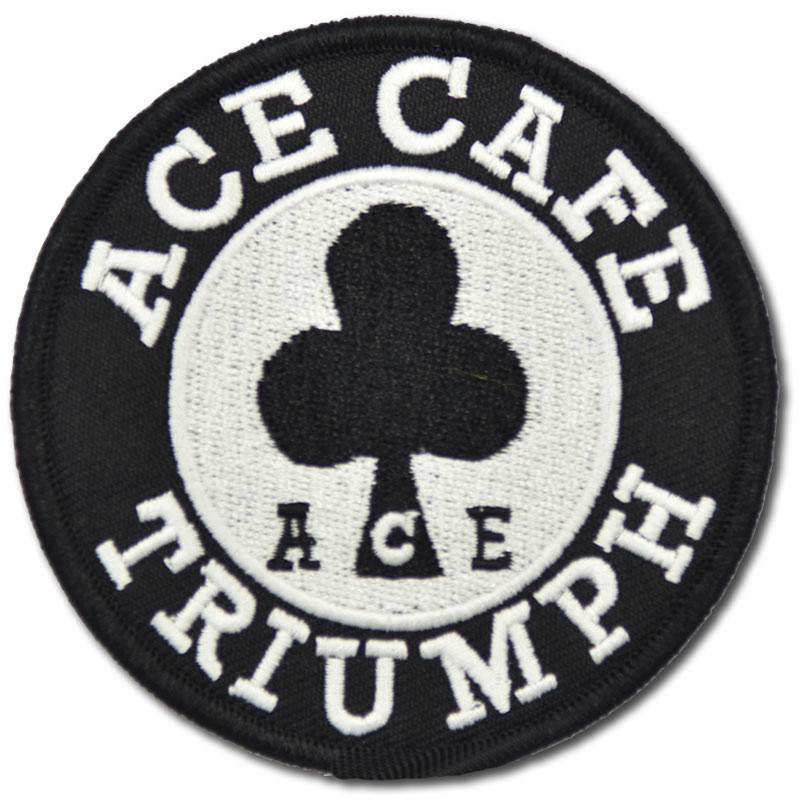Moto nášivka Triumph Ace Cafe 7 cm