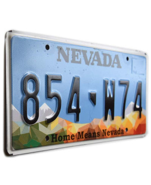 Americká SPZ Nevada Home Means