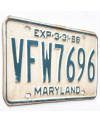Americká SPZ Maryland 1968 Veteran Foreign War 7696