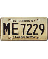 Americká SPZ Illinois 1967 Land of Lincoln ME 7229