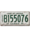 Americká SPZ Illinois 1956 Land of Lincoln B155076