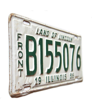 Americká SPZ Illinois 1956 Land of Lincoln B155076