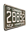 Americká SPZ New Hampshire 1972 Commercial 28892