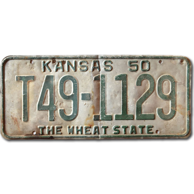 Americká SPZ Kansas 1950 The Wheat State T49-1129