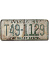 Americká SPZ Kansas 1950 The Wheat State T49-1129