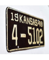 Americká SPZ Kansas 1948 Black 4-5102