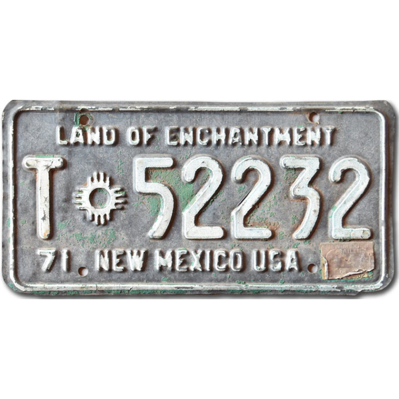 Americká SPZ New Mexico 1971 Enchantment T-52232