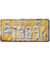 Americká SPZ Alaska 1951 Antique 19694