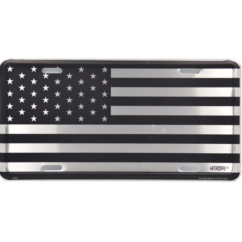 Americká SPZ US Flag BW