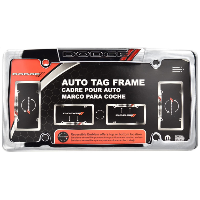 Rámeček na americké SPZ Dodge chrom ocel