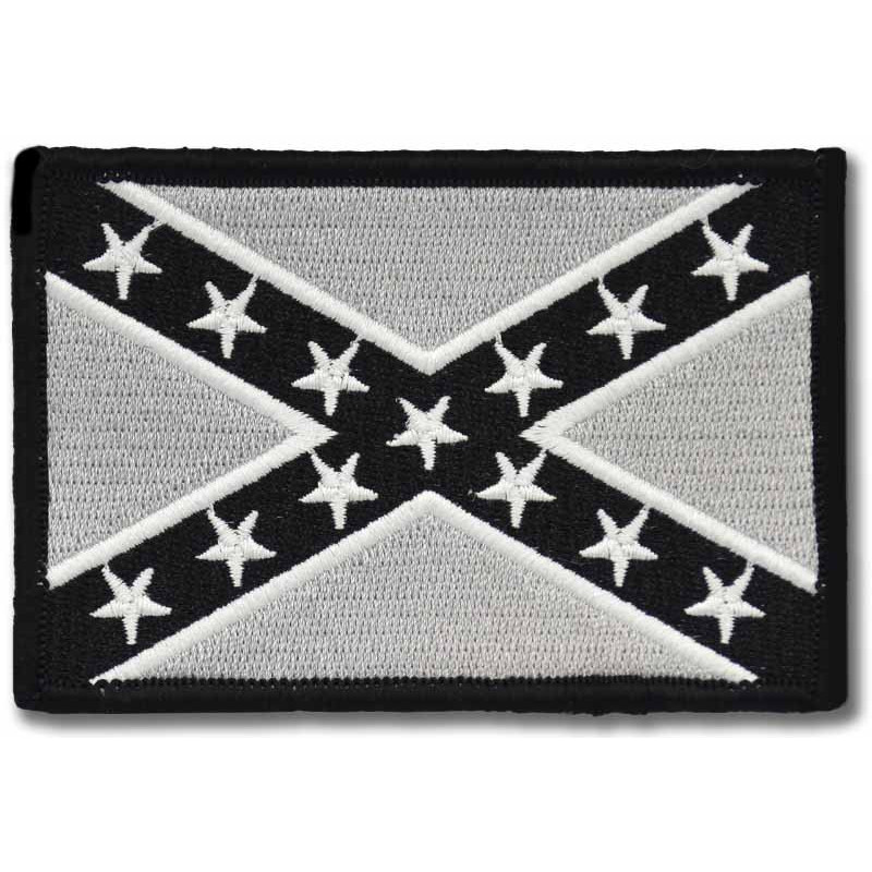 Moto nášivka Confederate Grey 7,5 cm x 5 cm