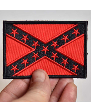 Nášivka Confederate Flag Red 9cm x 6cm