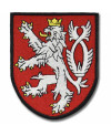 Nášivka Český znak 8 cm x 6,5 cm