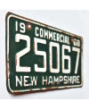 Americká SPZ New Hampshire 1968 Green 25067