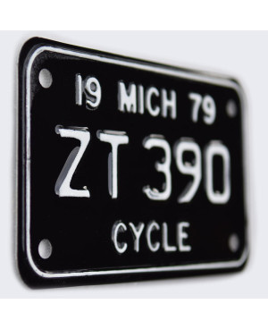 Americká SPZ Michigan 1979 Black ZT 390