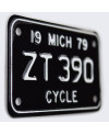 Americká SPZ Michigan 1979 Black ZT 390