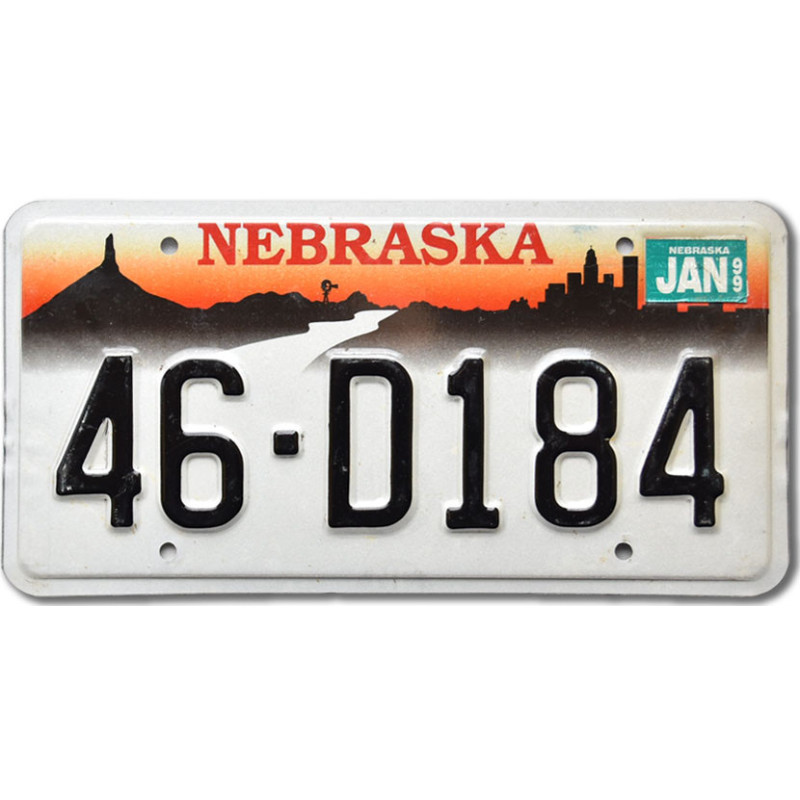 Americká SPZ Nebraska Chimney 46-D184