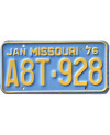 Americká SPZ Missouri 1976 Blue A8T-928