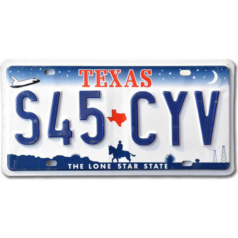 Americká SPZ Texas Horse S45 CYV