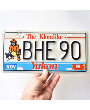 Kanadská SPZ Yukon The Klondike BHE 90