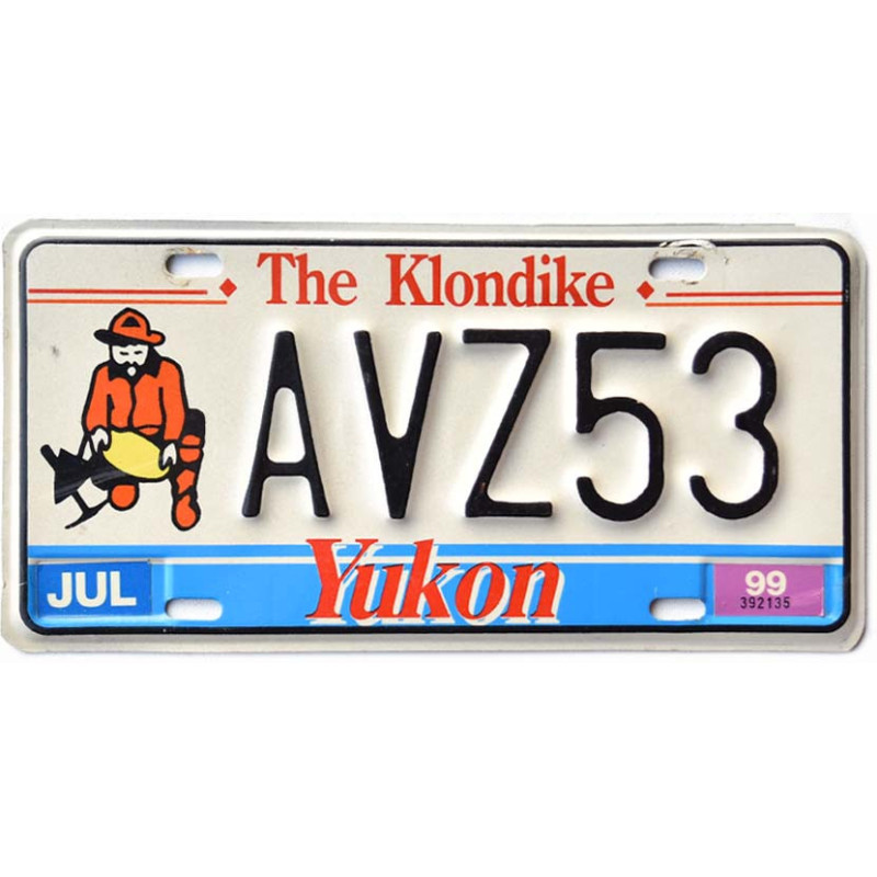 Kanadská SPZ Yukon 1999 The Klondike AVZ53
