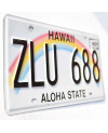 Americká SPZ Hawai Rainbow ZLU 688