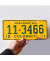 Americká SPZ Colorado 1953 Colorful 11-3466