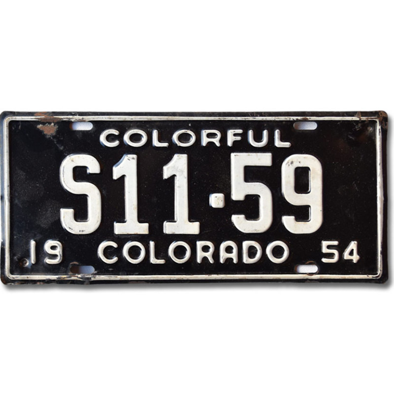 Americká SPZ Colorado 1954 Colorful S11-59