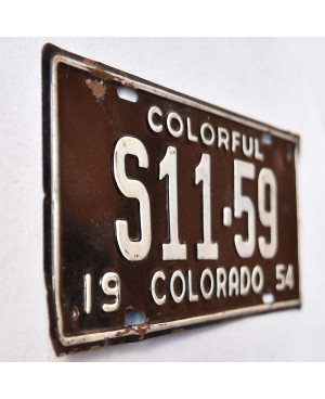 Americká SPZ Colorado 1954 Colorful S11-59