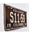 Americká SPZ Colorado 1954 Colorful S11-59