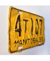Kanadská SPZ Manitoba 1952 Yellow 4T107