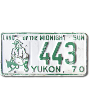 Kanadská SPZ Yukon 1970 Midnight Sun 443