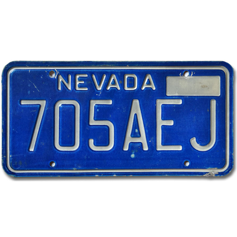 Americká SPZ Nevada Blue 705AEJ