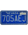 Americká SPZ Nevada Blue 705AEJ