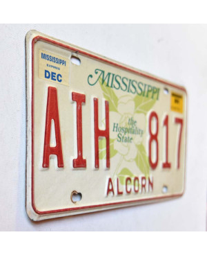 Americká SPZ Mississippi Alcorn Hospitality AIH 817