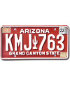 Americká SPZ Arizona Red Cactus KMJ 763